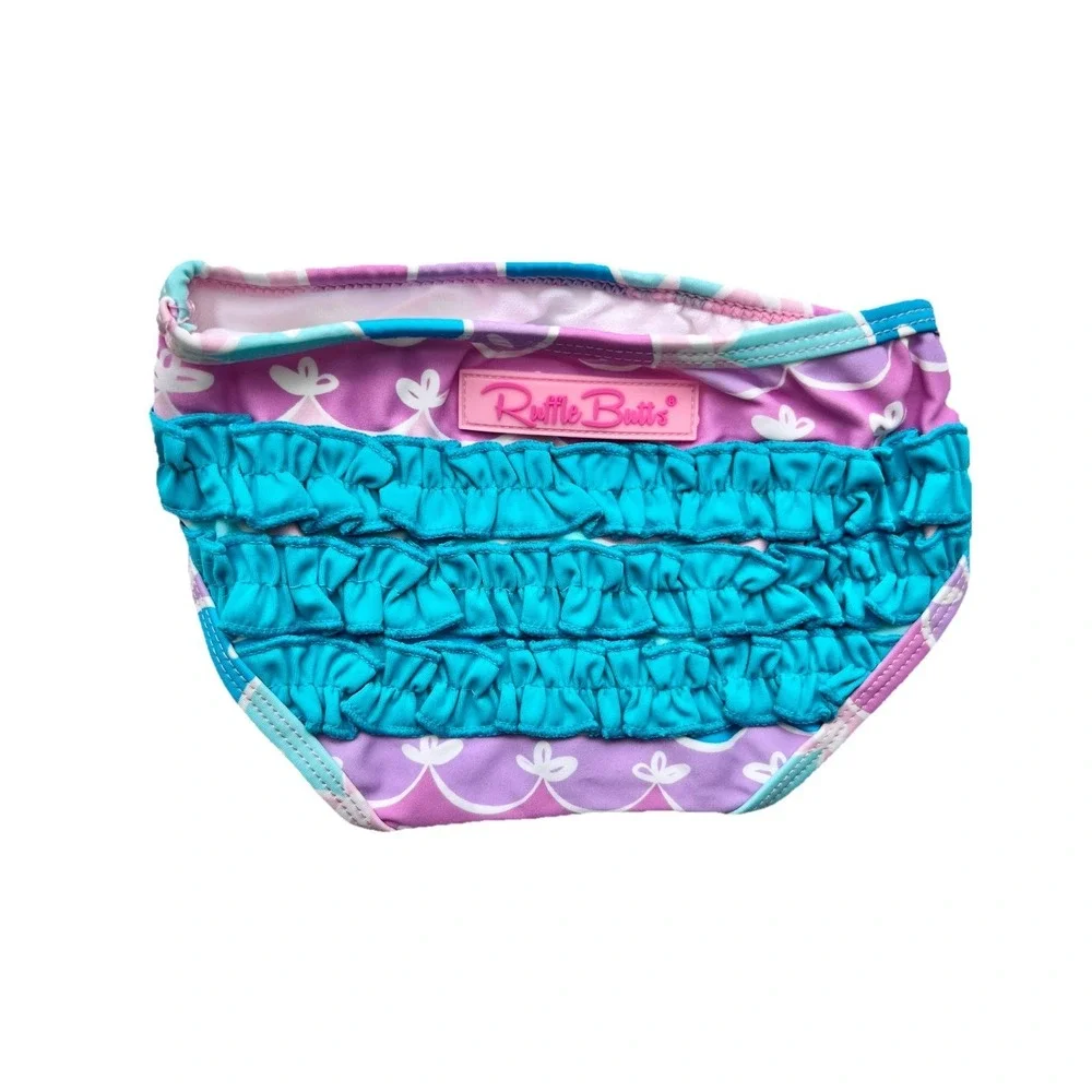 Ruffle Butts Swimwear Bottom 6-12 Months Beach Pool Outdoor Summer Baby Clothing